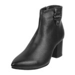 Metro Women's Fashion Ankle Party Boot with Heel - Image 4